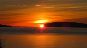 Sunset From Beinn Lora over Mull