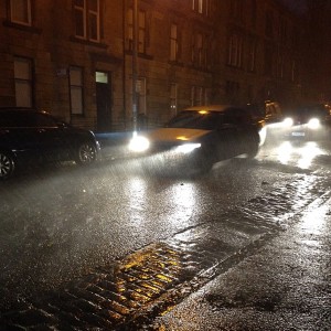 Rain Storm Glasgow
