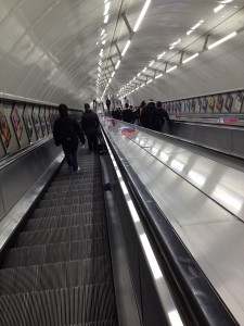 London Underground escalator