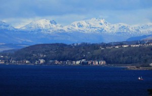 Argyll and Cowal Peaks from Great Cumbrae