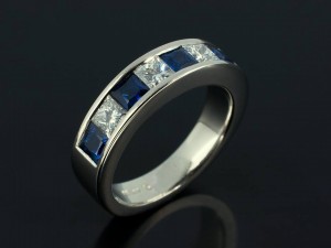 apphire diamond eternity ring