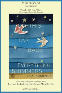 far back everything shimmers