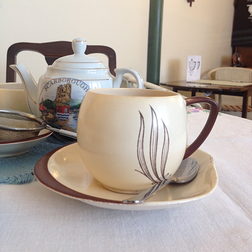 Cup and Saucer Vintage Cafe