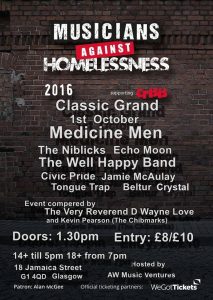 musicians against homeless