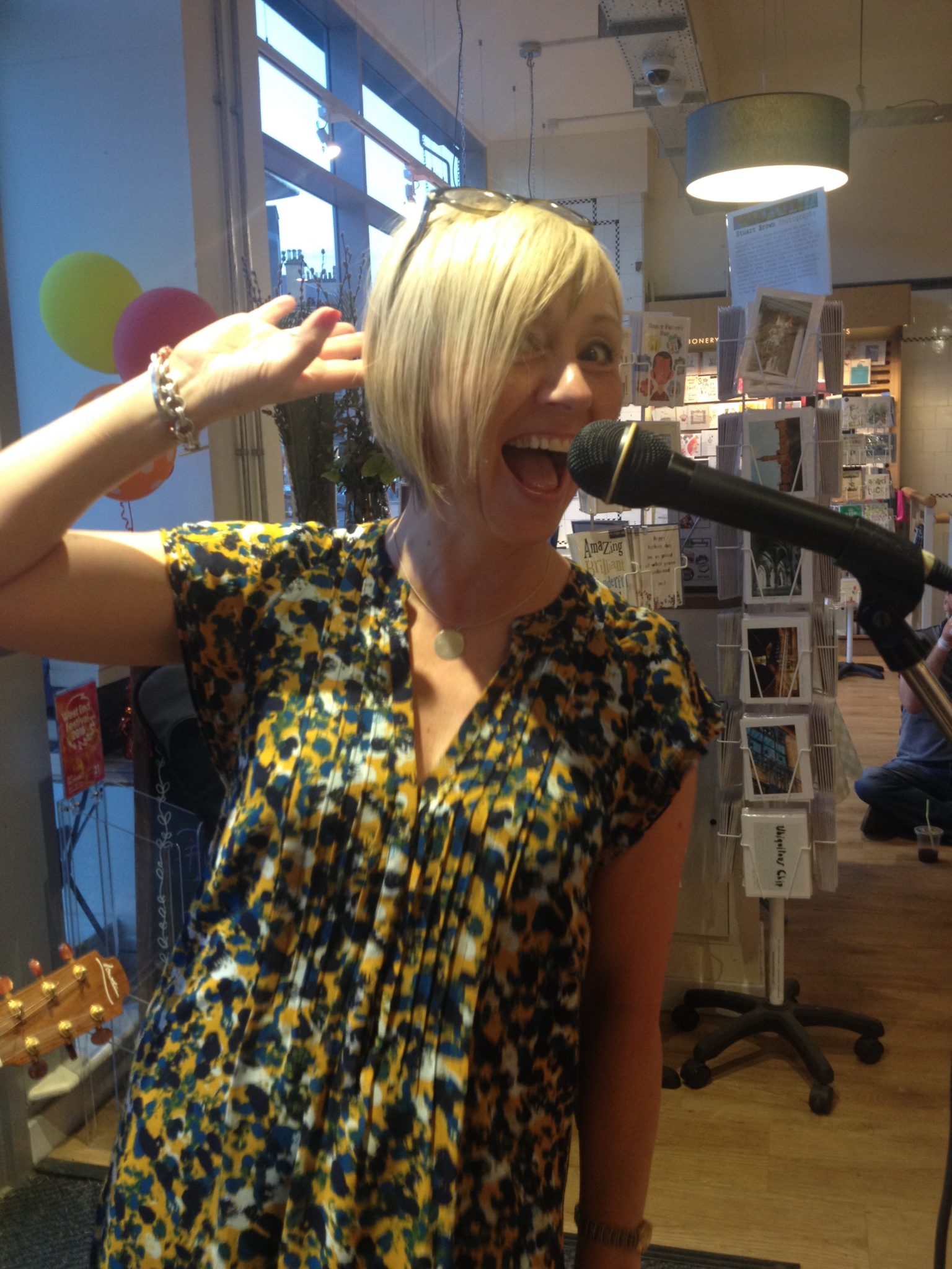 Elaine Fleming at Ten Writers Telling lies