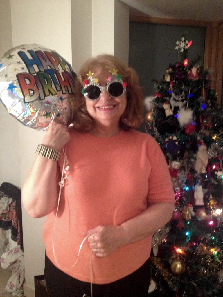 Pat Byrne, the birthday girl