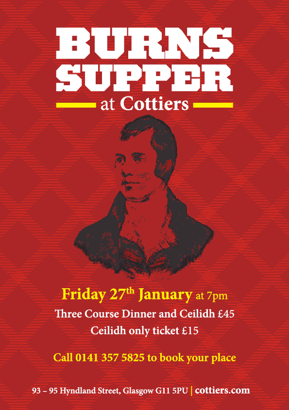 burns supper at cottiers 27 jan