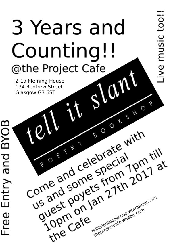 poster tell it slant 3rd