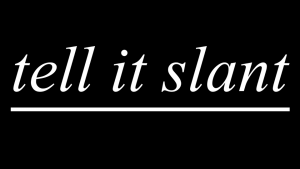 tell it slant image