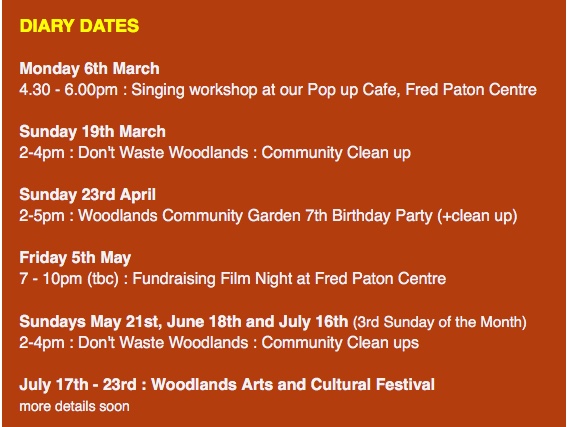 march diary details