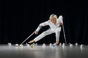 performance of 'Guide Gods' that opens next week, 12th June..... Photograph by Colin Mearns..3 June 2014