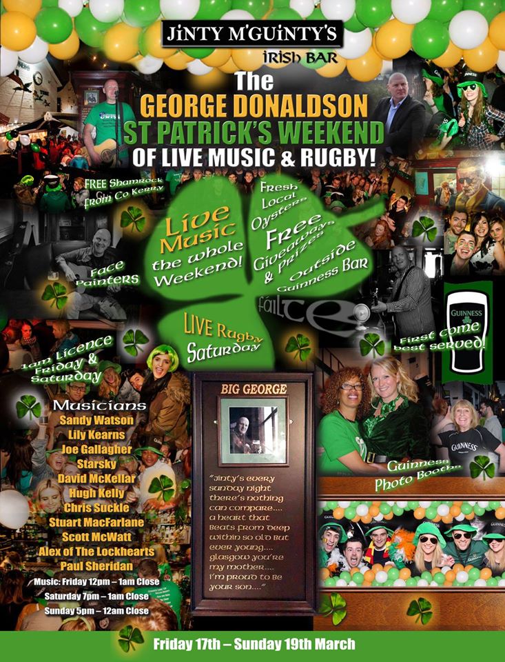 george donaldson day st patricks jintys