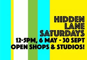 hidden lane saturdays 6 may - 30 sept
