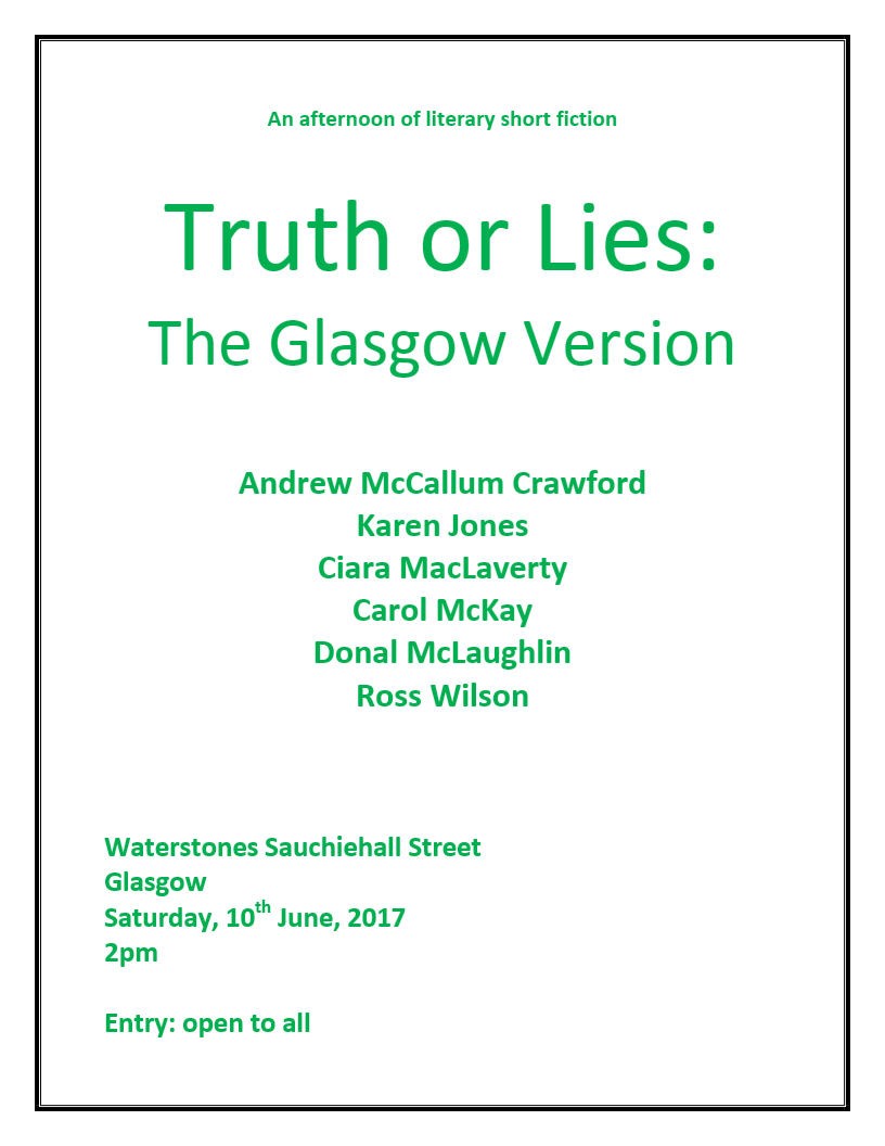 Truth or Lies The Glasgow Version PNG Poster