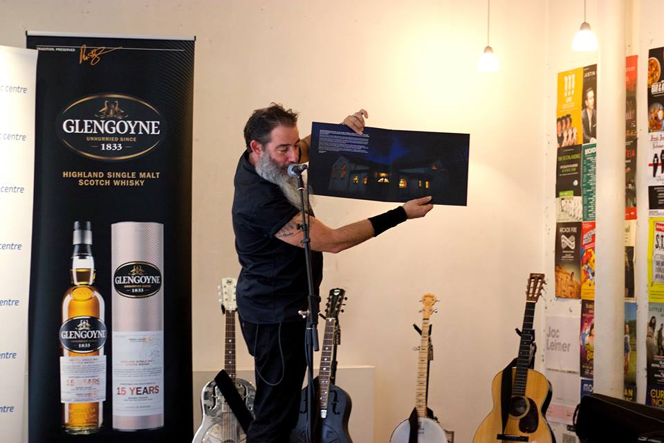 dave with album