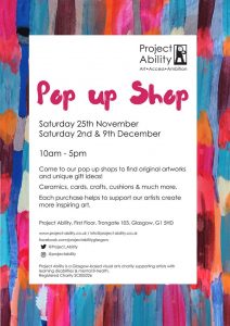 pop up shop project ability