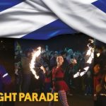 Torch Light Parade 2017,  St Andrew's Day Glasgow