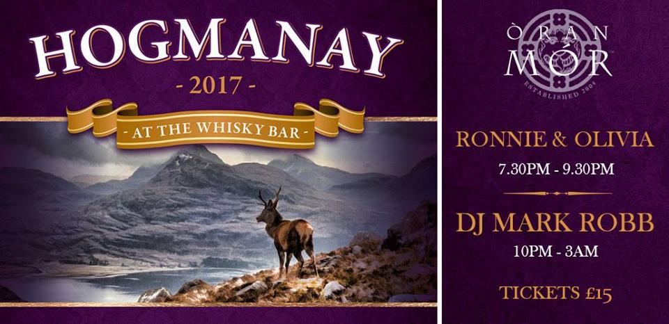 hogmanay whisky bar