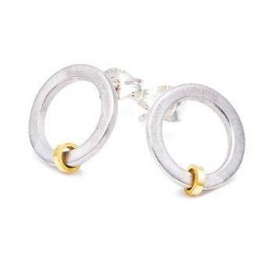 gold silver hoops