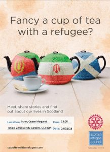fancy a cup of tea with a refugee