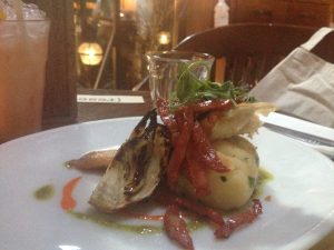 snapper fennl and parsly mash