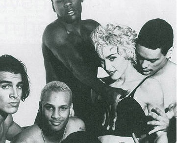 in bed with madonna