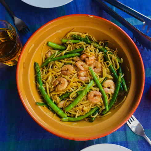 prawn asparagus stir fry