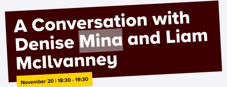 a conversation with denise mina and liam mcilvanney