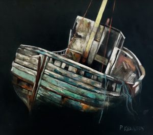 dark boat