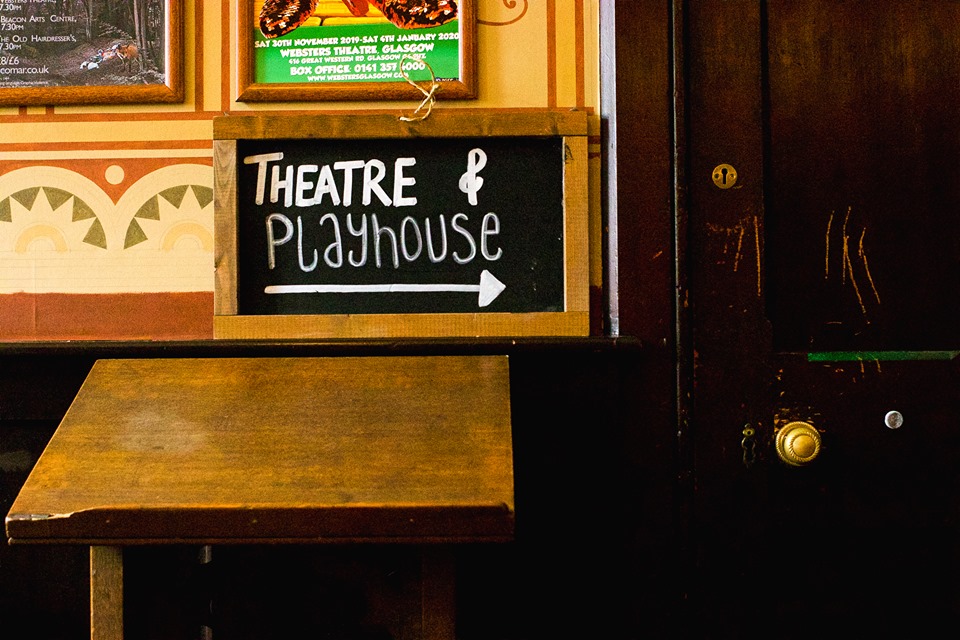 theatre and playhouse sign