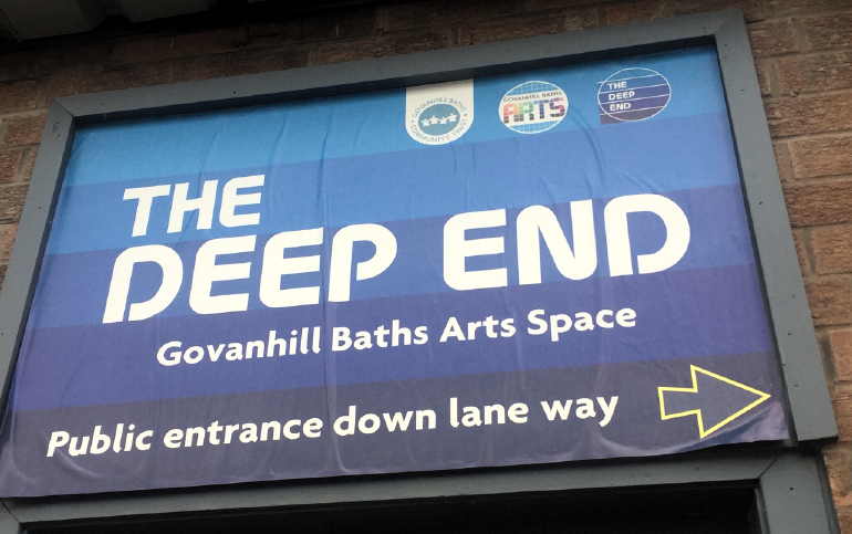 the deep end sign