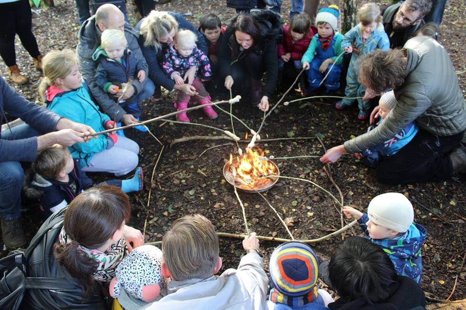 childrens wood fire