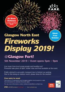 north glasgow fireworks display