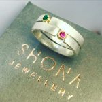 gem set puzzle ring