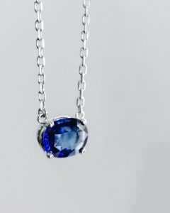 stunning blue sapphire b and s