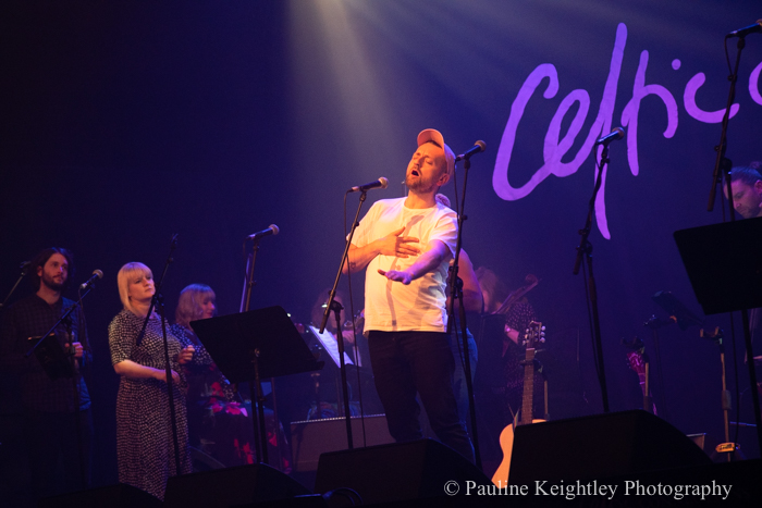Glasgow, Scotland. 29th January 2020. Celtic Connections festival 2020. Blue Rose Code, aka Ross Wilson, Scottish singer songwriter, performed a concert Caledonia Soul at the Old Fruitmarket. as part of Celtic Connections 2020. Photo Pauline Keightley/ Alamy News.