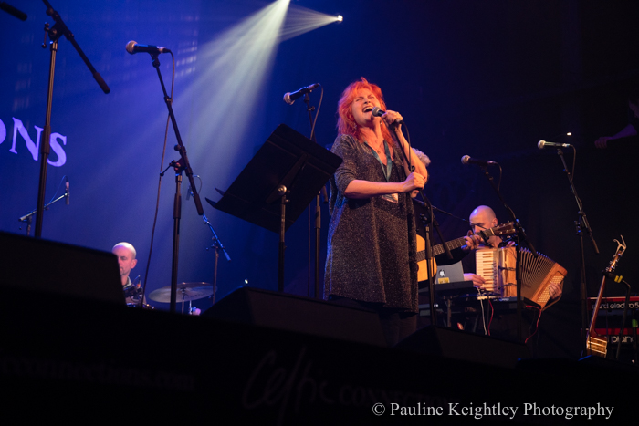 Glasgow, Scotland. 29th January 2020. Celtic Connections festival 2020. Eddi Reader, Scottish singer, performed at a concert Caledonia Soul at the Old Fruitmarket. as part of Celtic Connections 2020. Photo Pauline Keightley/ Alamy News.