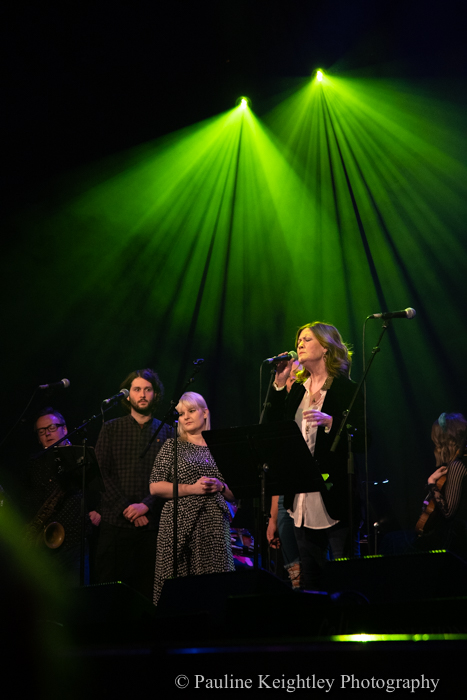 Glasgow, Scotland. 29th January 2020. Celtic Connections festival 2020. Karen Matheson, Scottish Gaelic singer performed a concert Caledonia Soul at the Old Fruitmarket. as part of Celtic Connections 2020. Photo Pauline Keightley/ Alamy News.