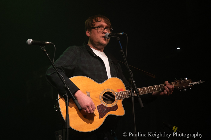 Glasgow, Scotland. 29th January 2020. Celtic Connections festival 2020. Robert Vincent, English singer songwriter, performed at a concert Caledonia Soul at the Old Fruitmarket. as part of Celtic Connections 2020. Photo Pauline Keightley/ Alamy News.