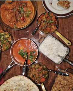 selection dishes mother india