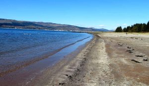 Beach Walking. Lunderston Bay Walk.