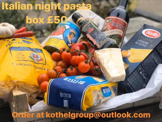italian night pasta box
