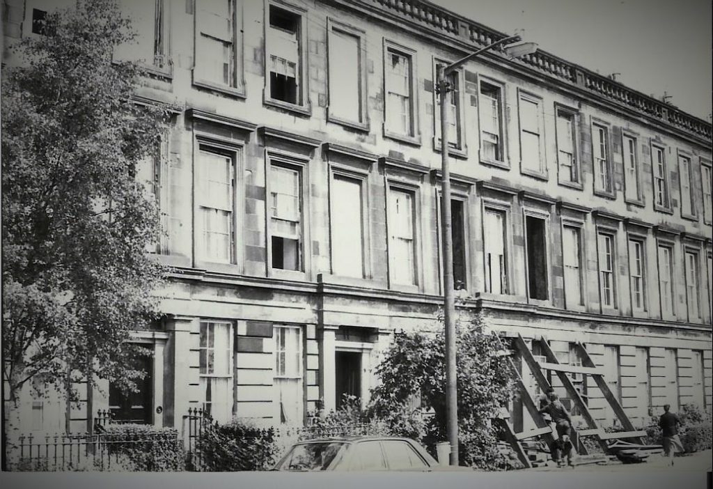 Finnieston St Vincent Crescent 1982