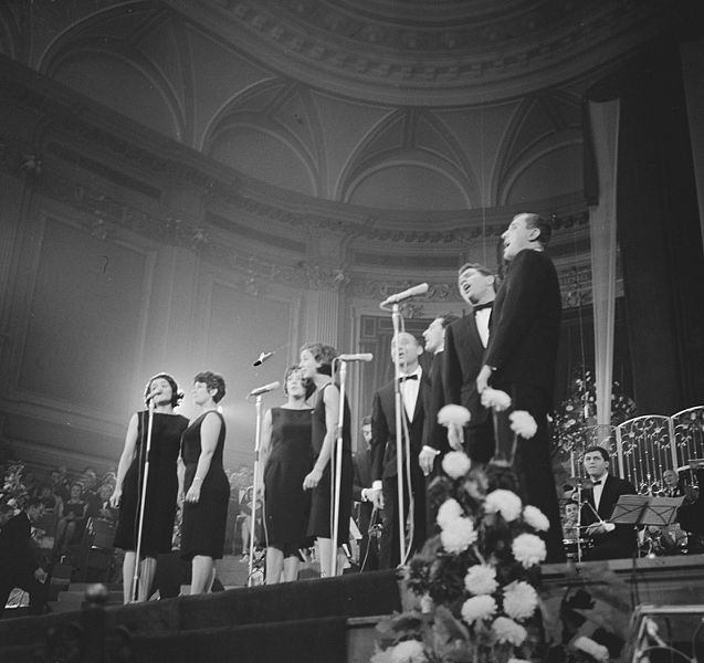 SwingleSingers1964. Jac. de Nijs (ANEFO) : CC0