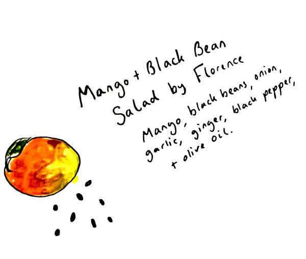 mango and black bean salad