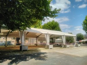 the new mayor tent