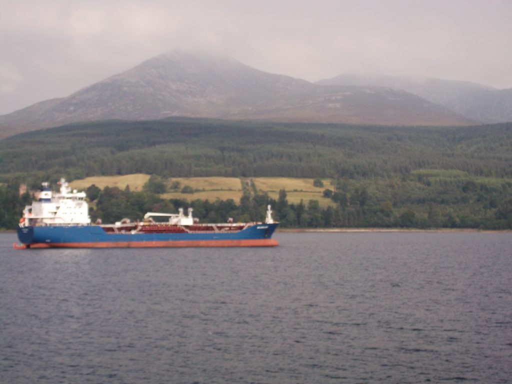 goatfell from brodick ferry
