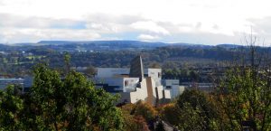Deepest Pollok. Silverburn Shopping Centre and surrounding forests.