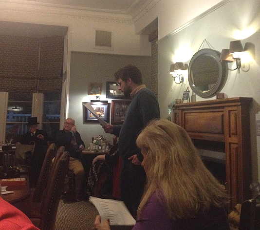 balloch open mic reader