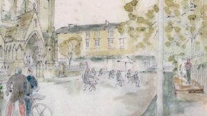 artists impression outdoor space